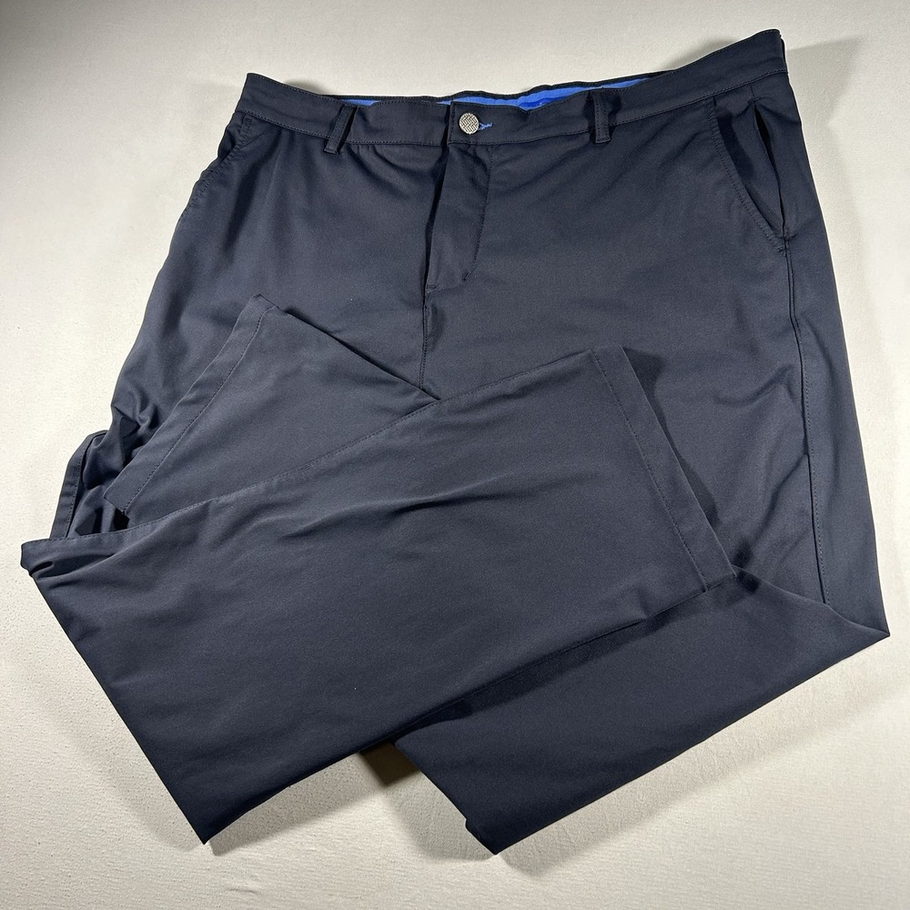 Twillory Mens Performance Tailored Fit Golf Stretch Chino Pants Navy 40x32 - Picture 1 of 10